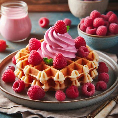 Fruchtige Dekoidee: Himbeeren auf Marzipandecke