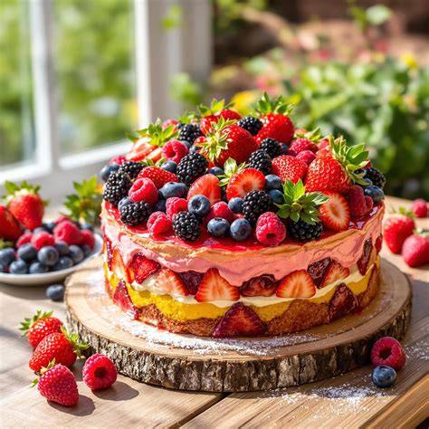 Fruchtige Tortenvarianten mit Erdbeeren und Beeren