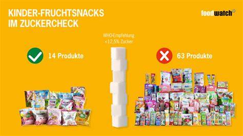 Fruchtsnacks im Regal - Werbung „nur aus Früchten“