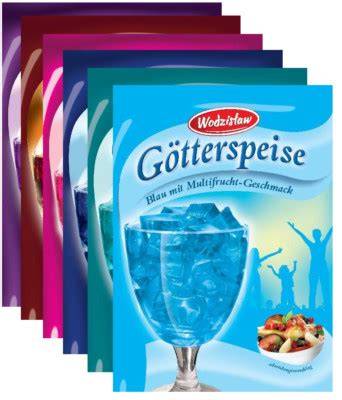 Götterspeise Farben für Dekoration