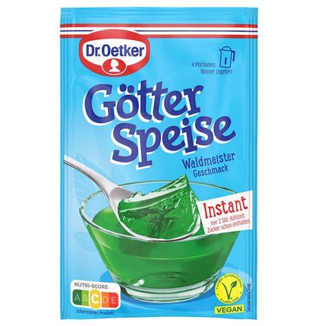 Götterspeise-Pulver gelöst in Wasser