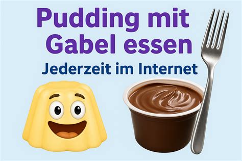 Gabel mit Bananenpüree und Schokolade