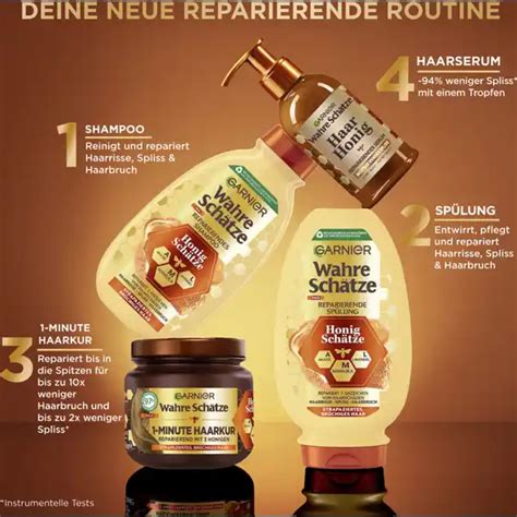 Garnier Honig Serum und Bienenwachs - Produktdesign, natürliche Ingredienzien