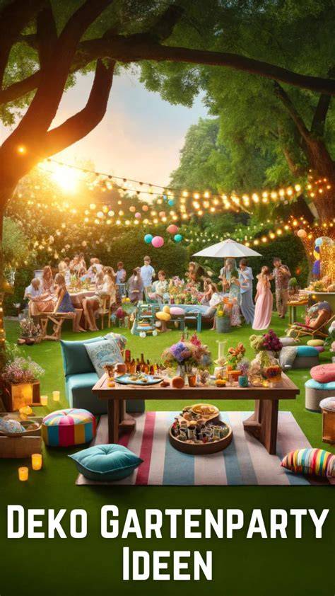 Gartenparty mit Doppelgeburtstagskuchen