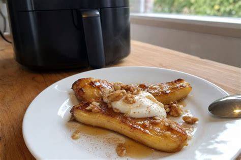 Gebackene Banane mit Zimt