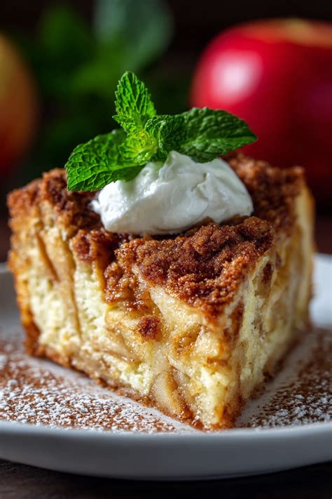 Gebackener Apfelkuchen mit Blätterteigdeckel