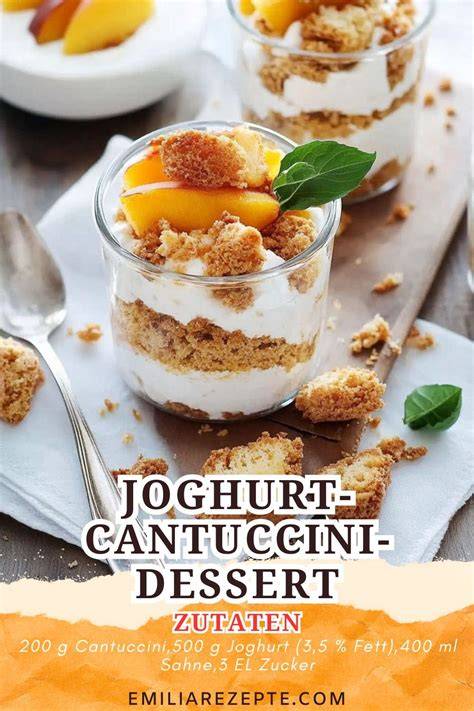 Gebackener Joghurt mit Pfirsichen