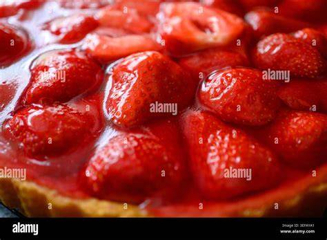 Gebackener Strawberry Cheesecake mit frischen Erdbeeren