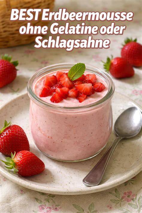 Gebrauchsanweisung: Gelatine und Schlagsahne