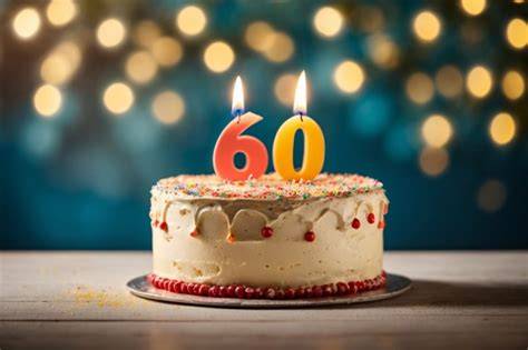 Geburtstagstorte 60 Jahre Feier