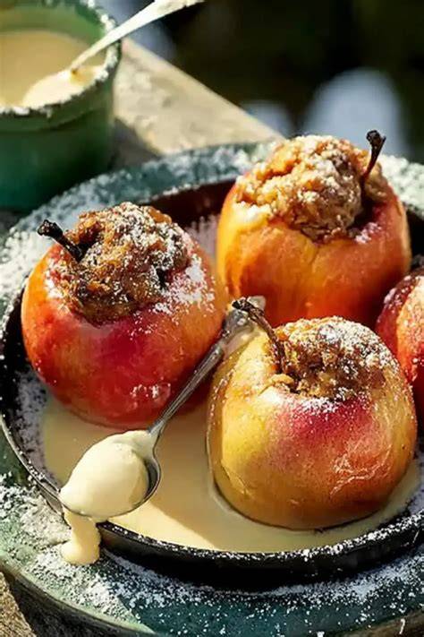 Gefüllte Bratäpfel mit Lebkuchen-Dessertfüllung