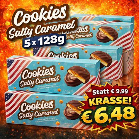 Gefüllte Doppeldeckerplätzchen mit Karamellcreme