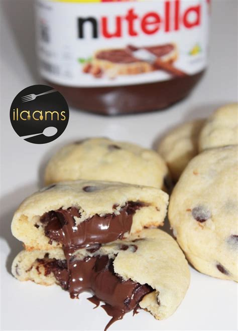 Gefüllte Nutella‑Cookies mit flüssigem Kern