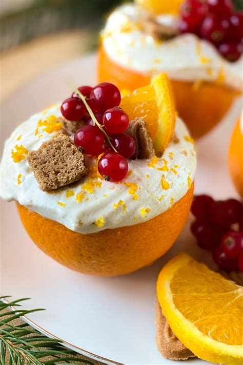 Gefüllte Orangen mit Schokoladenhaube