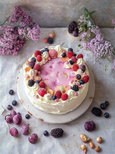 Gefülltes Törtchen mit Mango‑Passionsfrucht‑Mousse und knuspriger Bodenplatte