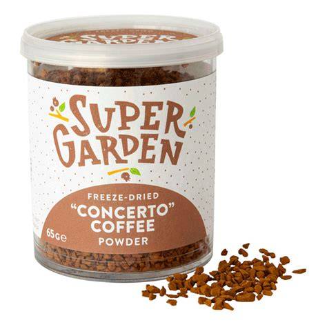 Gefriergetrockneter und sprühgetrockneter Instant-Kaffee - Unterschiedliche Körnung