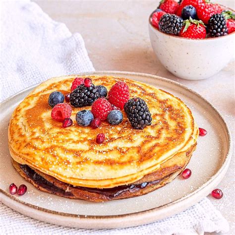 Gefrorene Pfannkuchen in einem Gefrierbeutel