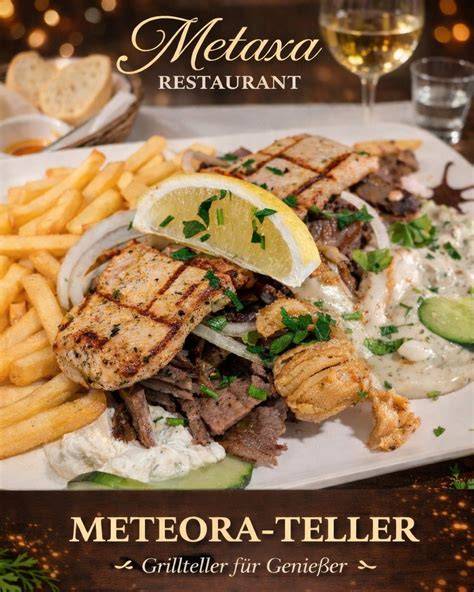 Gegrillte Spezialitäten auf dem Teller