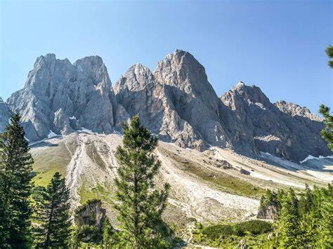 Geislergruppe und das Dolomitental Villnöss