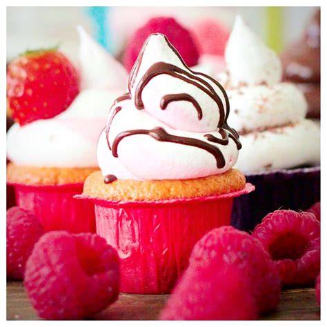 Gelatine-Bubble auf Cupcake