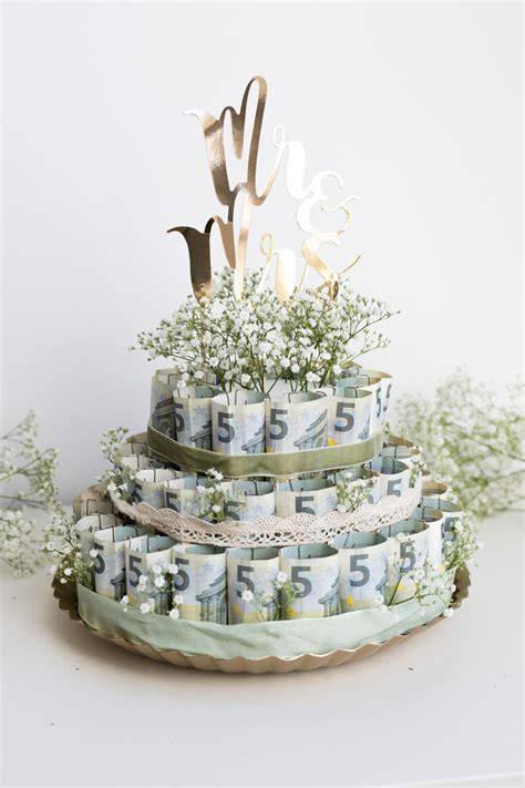 Geldtorte als Geschenk für Geburtstag und Hochzeit