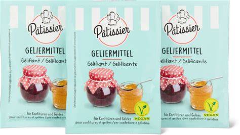 Geleeschichten und Geliermittel