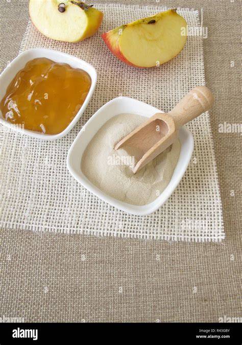 Geliermittel: Agar-Agar und Äpfel