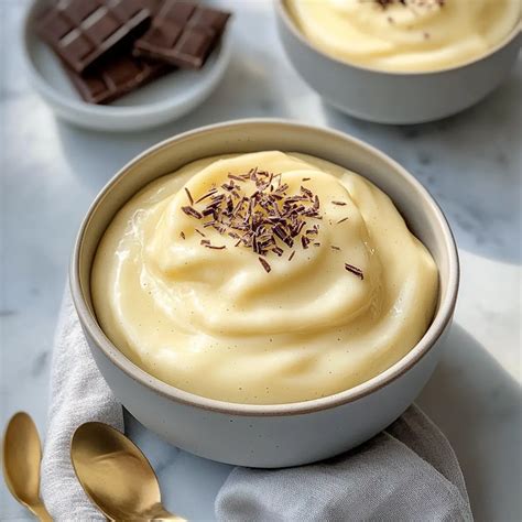 Gelungener hausgemachter Pudding in Servierschale