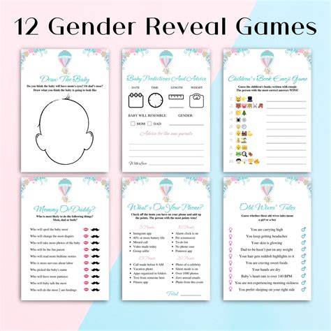 Gender Reveal Party Spiele-Highlights