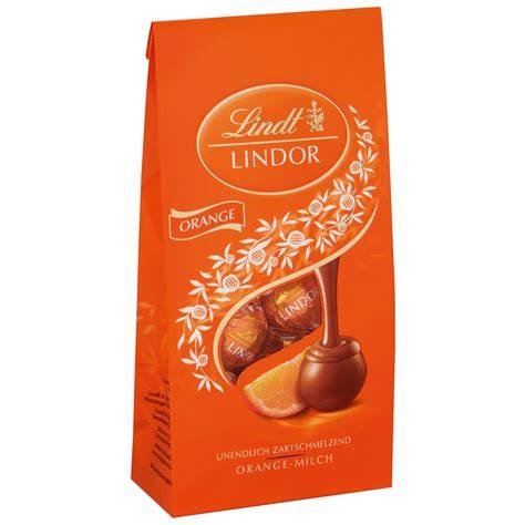 Genuss Lindor Kugeln Orange - Genussmoment