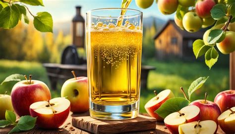 Genuss von selbstgemachtem Apfelwein