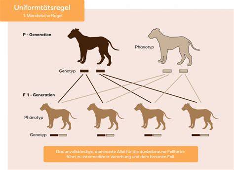 Genvererbung und Verdünnungsfarben bei Hunden