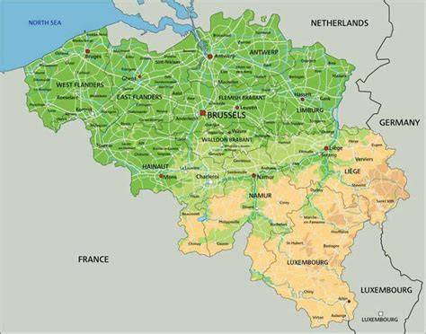 Geografische Karte mit Hauptanbaugebieten von Perigord- und Alba-Trüffeln