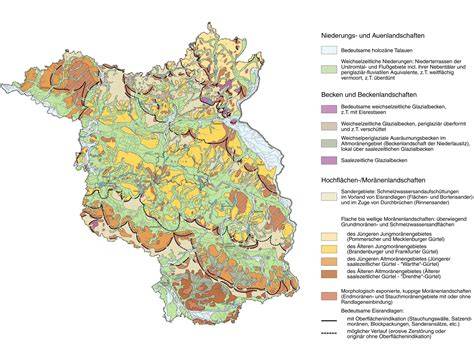 Geologische Karte Brandenburg mit potenziellen Kalk-Inseln für Trüffelvorkommen