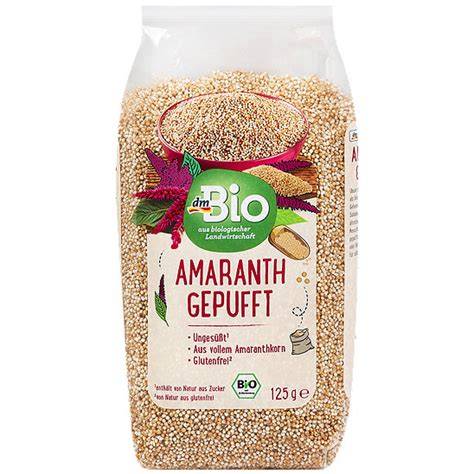 Gepuffter Amaranth im Topf