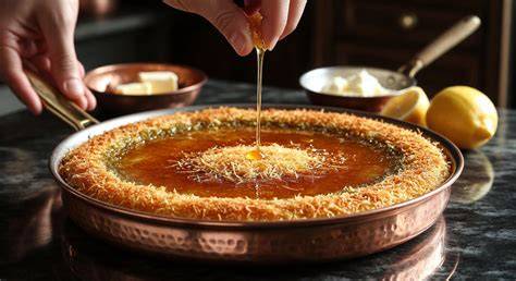 Geröstetes Kadayıf in Butter