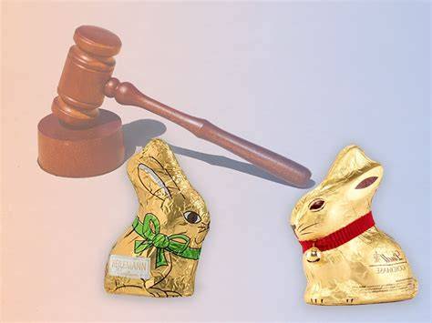 Gerichtssaal-Symbolbild: Markenstreit um Goldhase vor Gericht