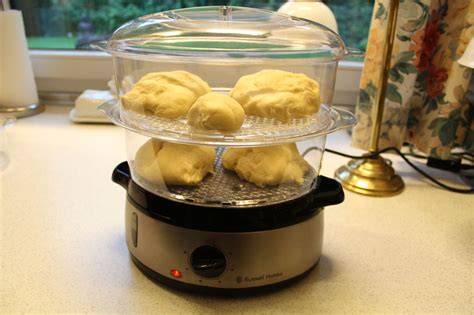 Germknödel im Dampfgarer und auf Sieb