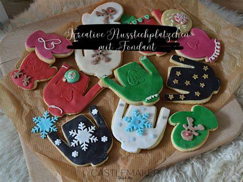 Geschenk-Plätzchen und Platzkärtchen mit Fondant