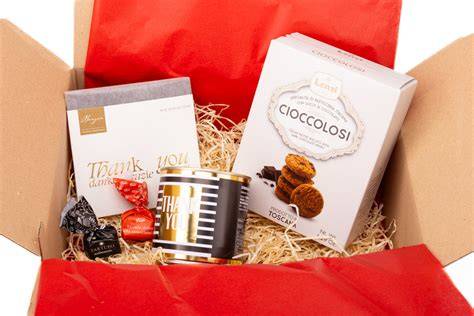 Geschenkbox mit gemischten Trüffeln: Kakaomantel, Nüsse, Schokoglasur