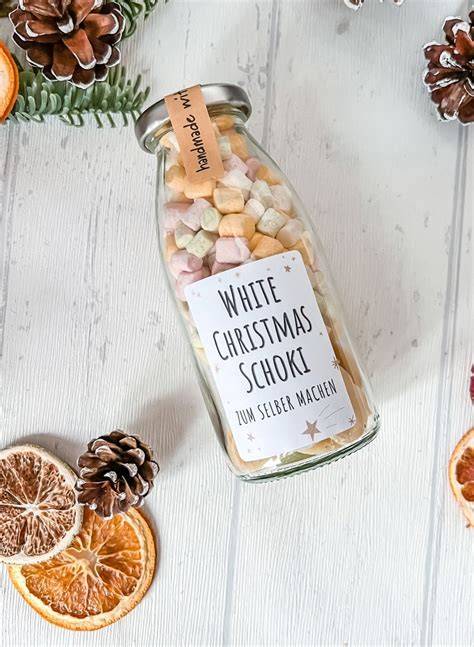Geschenkidee: Crossies im Glas mit Etikett und Hinweis „ohne Zucker“