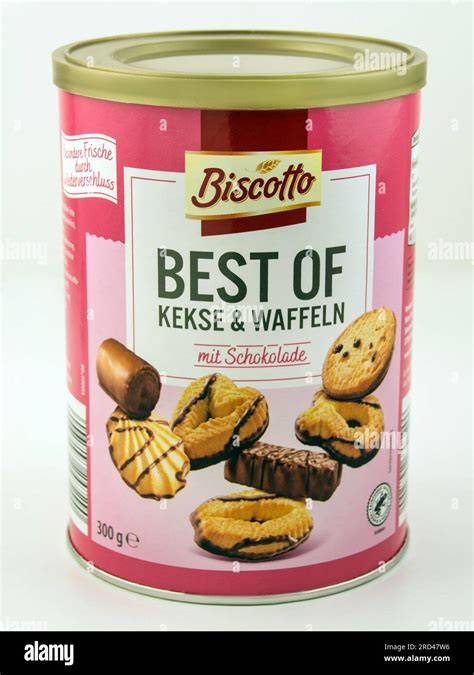 Geschenkidee: Kekse in Dose mit Etikett