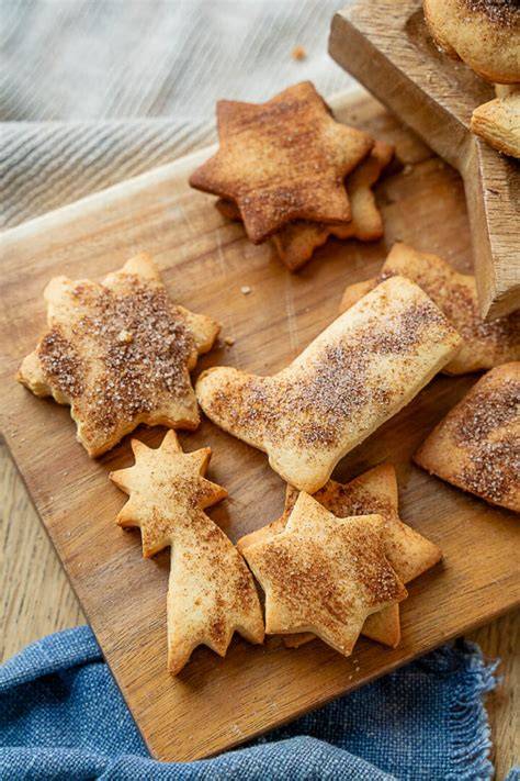 Geschenkidee: Marzipan Zimt Plätzchen hübsch verpackt