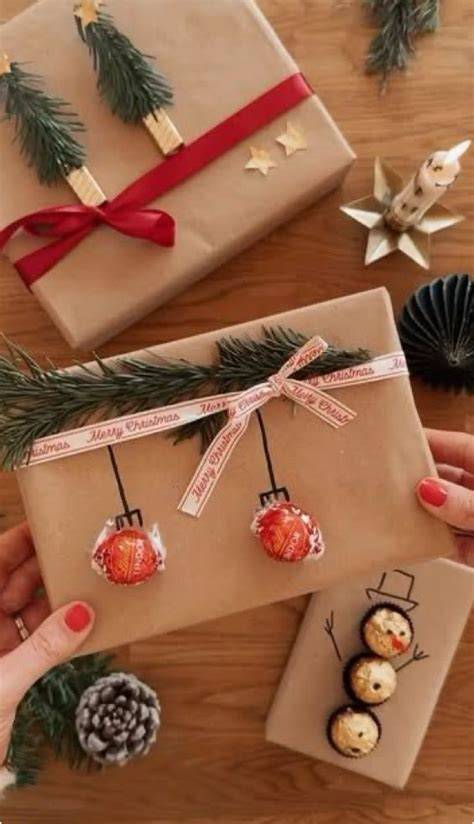 Geschenkidee: Nuss-Nougat-Sterne hübsch verpackt
