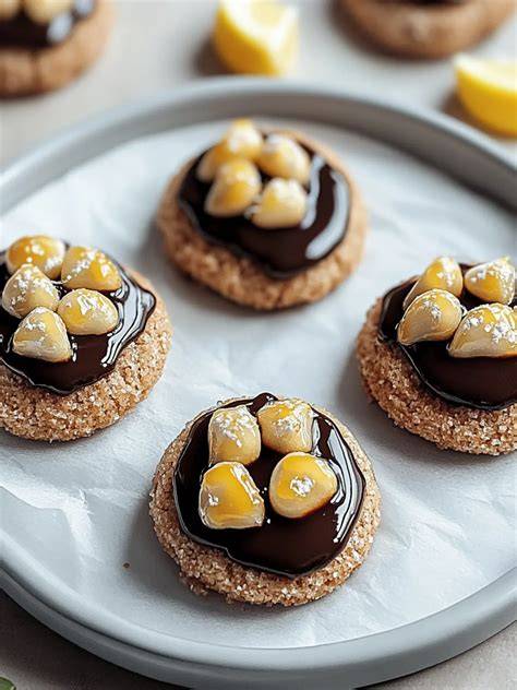 Geschenkidee: Selbstgemachte Kekse mit Ganache in einer Keksdose