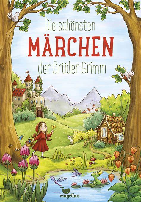 Geschenkverpacktes Märchenbuch mit Goldfolie und Spotlack im Kinderzimmer
