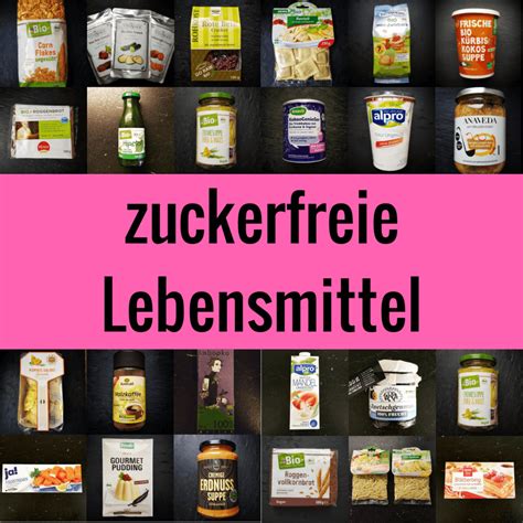Gesunde Lebensmittel ohne Zucker