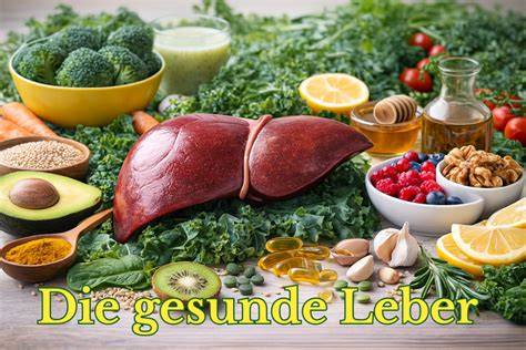 Gesunde Rezepte für die Leber - Illustration
