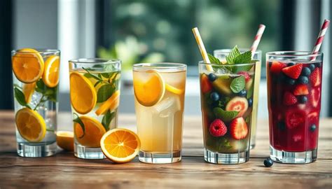 Getränke-Optionen für Diabetiker: Wasser, ungesüßte Tees, verdünnte Säfte, gelegentlich Zero-Cola