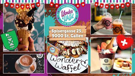Getränkeauswahl bei WonderWaffel